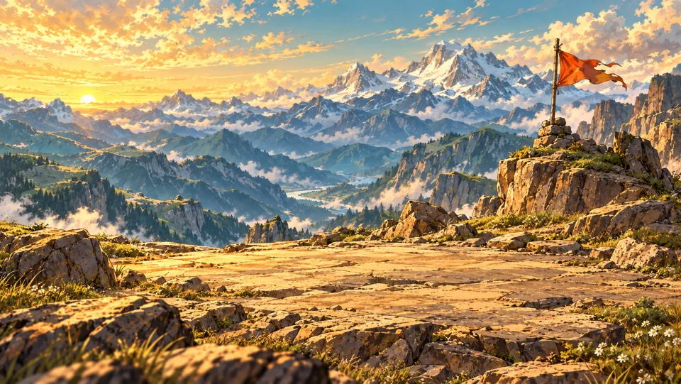 Anime-style artwork of Skyridge Duel