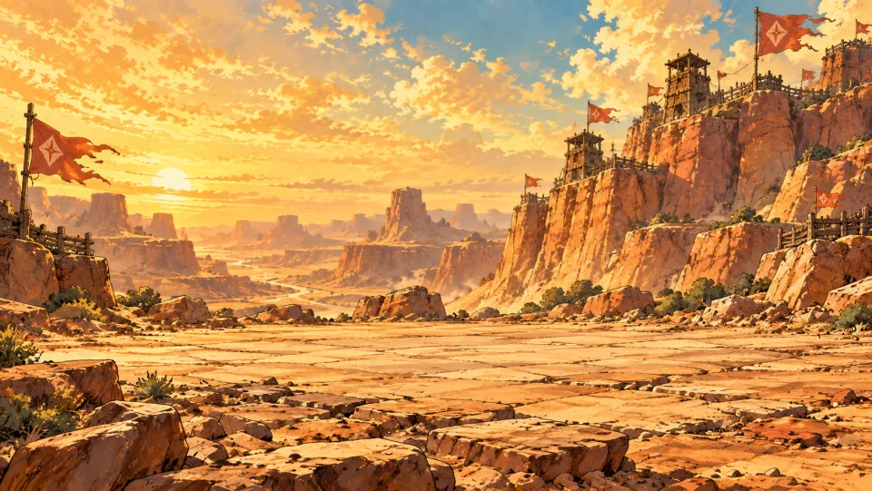 Anime-style artwork of Ashen Wastes
